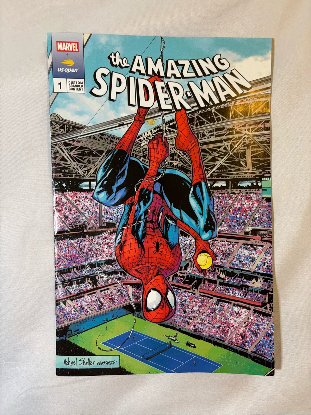 2026 US Open x Marvel The Amazing Spider-Man #1 – Exclusive Comic